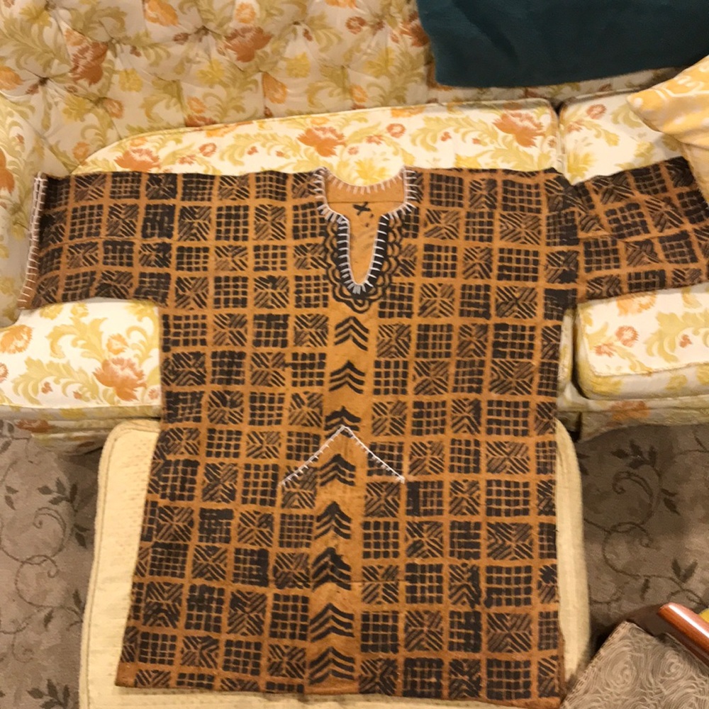 Traditional African Mudcloth Shirt